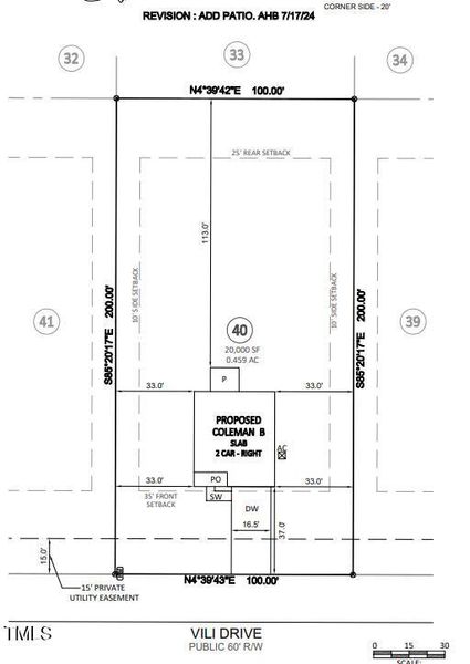 plot plan HARPL 40