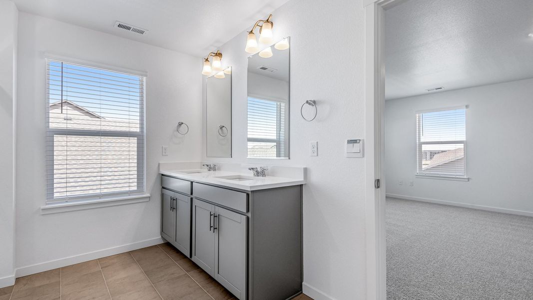 Furnished interior view inside a new home in Brighton Crossing, Brighton (Image 10).