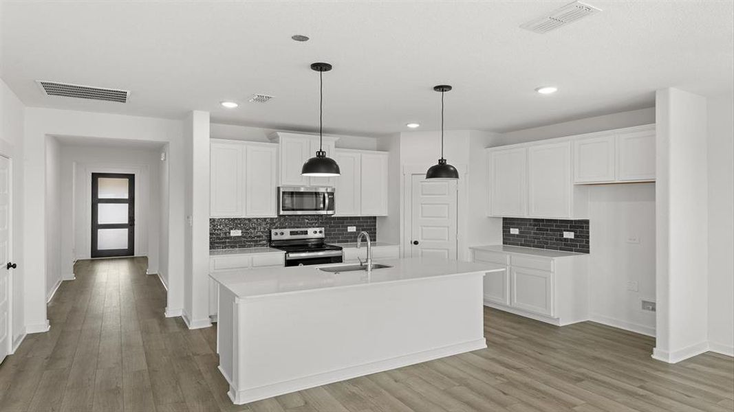 Furnished interior view inside a new home in Rocky Creek Crossing, Crowley (Image 7).