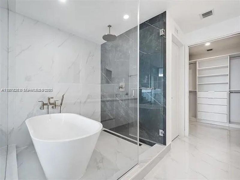 Furnished interior view inside a new home in , Miami (Image 6).