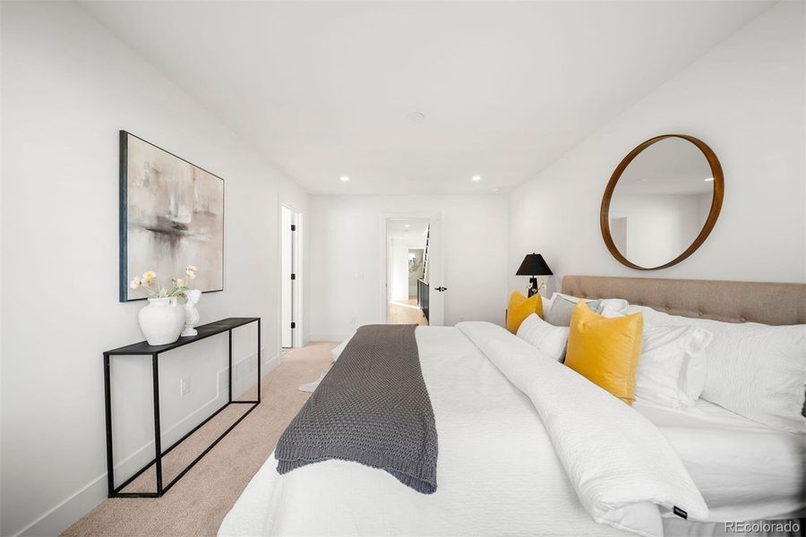 Furnished interior view inside a new home in , Denver (Image 10). Furnished interior view inside a new home in , Denver (Image 10).