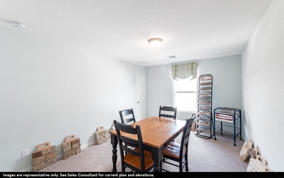 Furnished interior view inside a new home in Santa Rita Ranch, Liberty Hill (Image 5). Furnished interior view inside a new home in Santa Rita Ranch, Liberty Hill (Image 5).