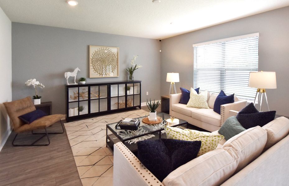 Furnished interior view inside a new home in Caloosa Cove, Labelle (Image 5).