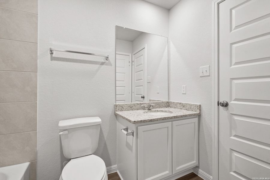 Furnished interior view inside a new home in Applewhite Meadows, San Antonio (Image 13). Furnished interior view inside a new home in Applewhite Meadows, San Antonio (Image 13).