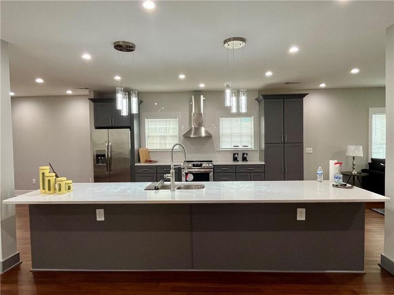 Furnished interior view inside a new home in , Atlanta (Image 11).