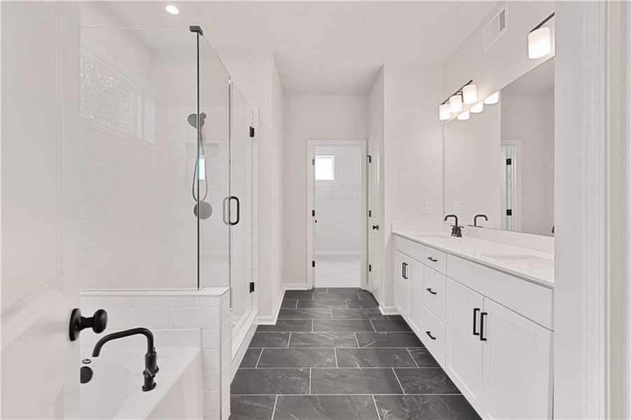 Furnished interior view inside a new home in Tiberon Woods, Cumming (Image 11).