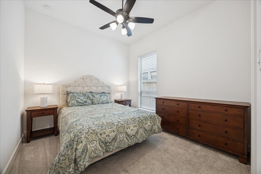 2nd bedroom with an ensuite.