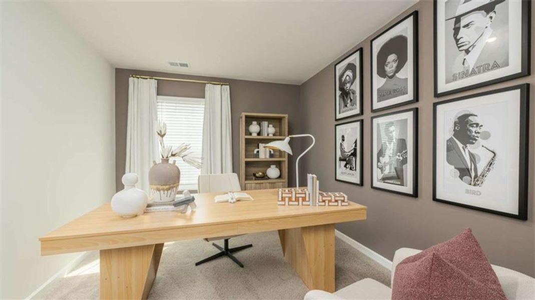 Furnished interior view inside a new home in Mableton Station, Mableton (Image 28).