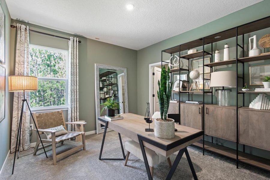 Furnished interior view inside a new home in Seminole Palms, Palm Coast (Image 46).