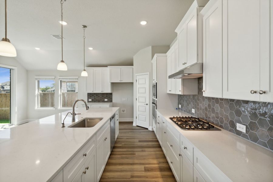 Furnished interior view inside a new home in Oaks of North Grove, Waxahachie (Image 9).