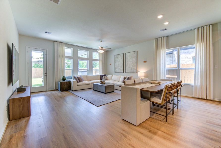 Furnished interior view inside a new home in , Houston (Image 27).