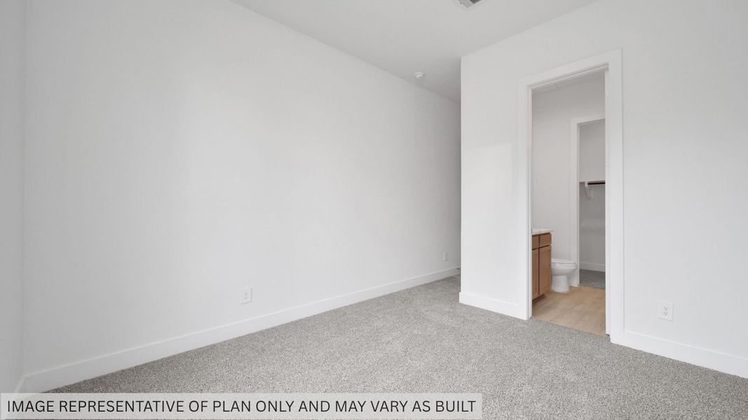 Representative unfurnished interior of a home built from the Portifino by D.R. Horton in Butlers Bend Estates, Pinehurst (Image 42).
