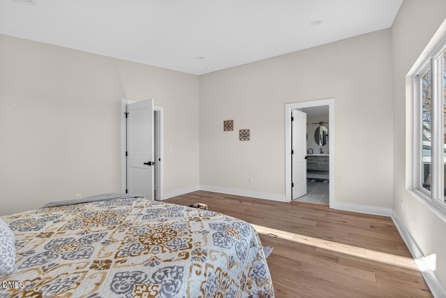The Master Bedroom towards the Bathroom The Master Bedroom towards the Bathroom
