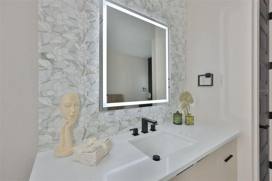 Furnished interior view inside a new home in , Tampa (Image 53).