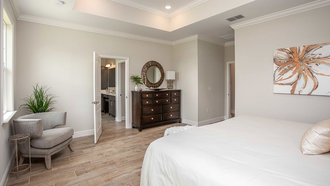 Representative furnished interior of a home built from the Sienna by Maronda Homes in Winding River, St. Marys (Image 10).