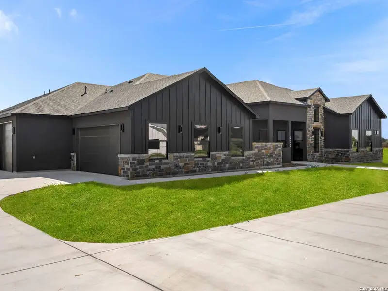 Front exterior of a new home in , Seguin, TX, highlighting curb appeal (Image 31). Front exterior of a new home in , Seguin, TX, highlighting curb appeal (Image 31).