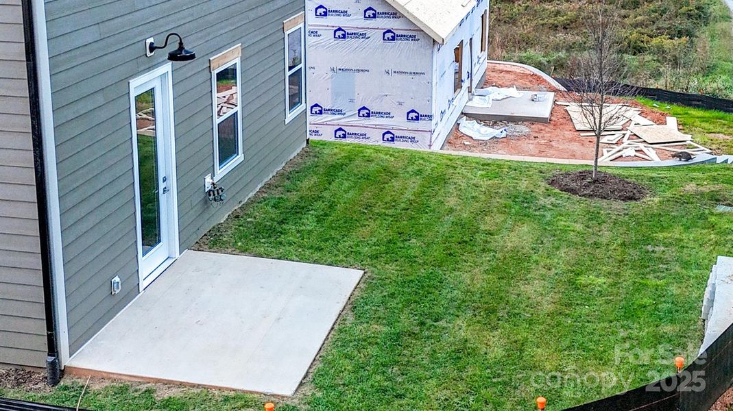 Exterior details and patio area of a home in , Weaverville (Image 3).