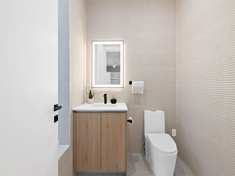 Furnished interior view inside a new home in , Fort Lauderdale (Image 27). Furnished interior view inside a new home in , Fort Lauderdale (Image 27).