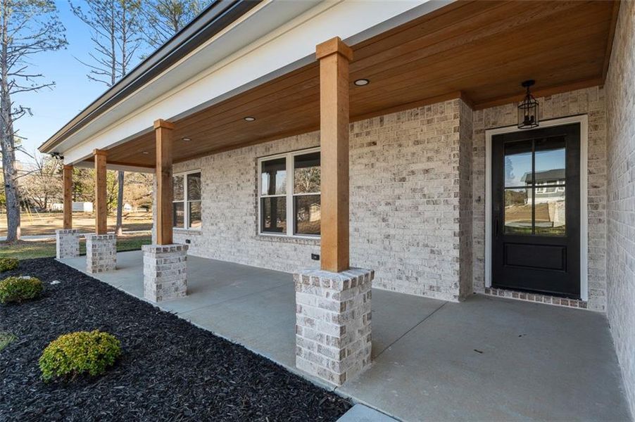 Exterior details and patio area of a home in , Snellville (Image 4).