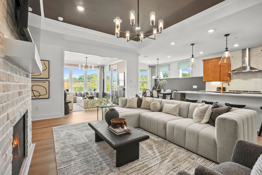 Representative furnished interior of a home built from the Prestige by Del Webb in Del Webb Carolina Ridge, Midland (Image 18).