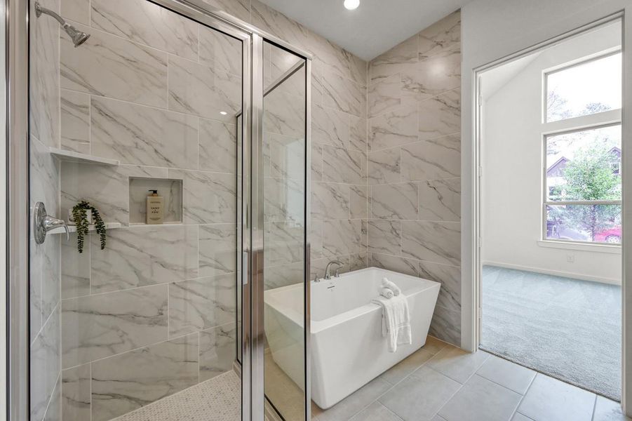 Furnished interior view inside a new home in Woodforest Townhomes, Montgomery (Image 28).