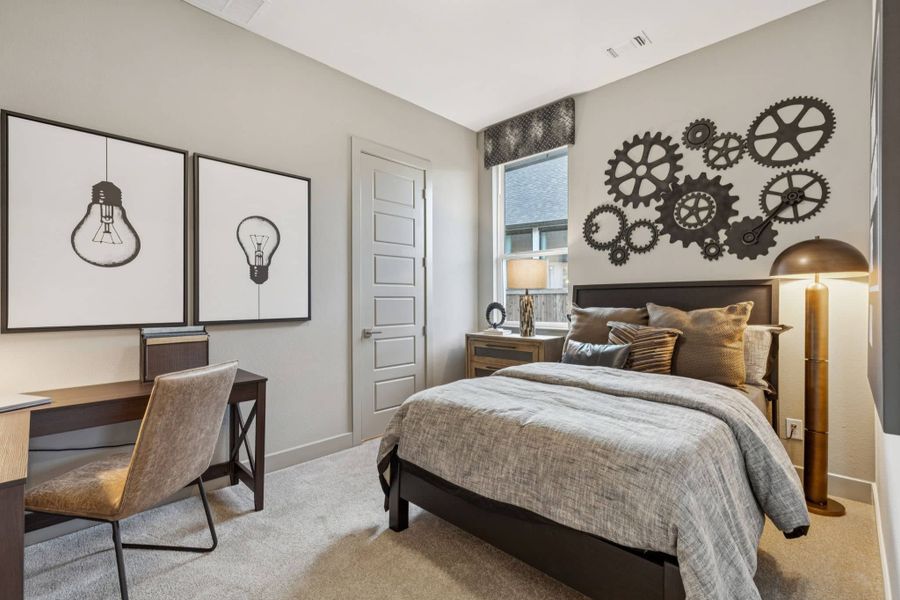 Furnished interior view inside a new home in Trinity Falls, McKinney (Image 11).