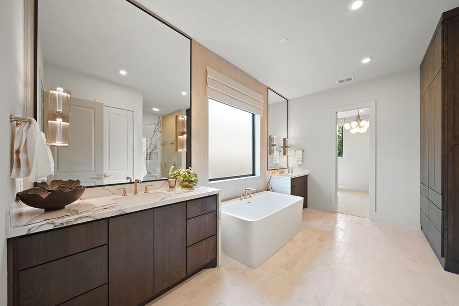 Furnished interior view inside a new home in COLTON - Fedrick Harris, Montgomery (Image 32). Furnished interior view inside a new home in COLTON - Fedrick Harris, Montgomery (Image 32).