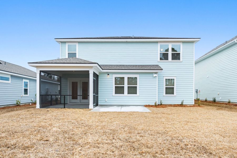 Exterior details and patio area of a home in Salem Bay, Beaufort (Image 21).