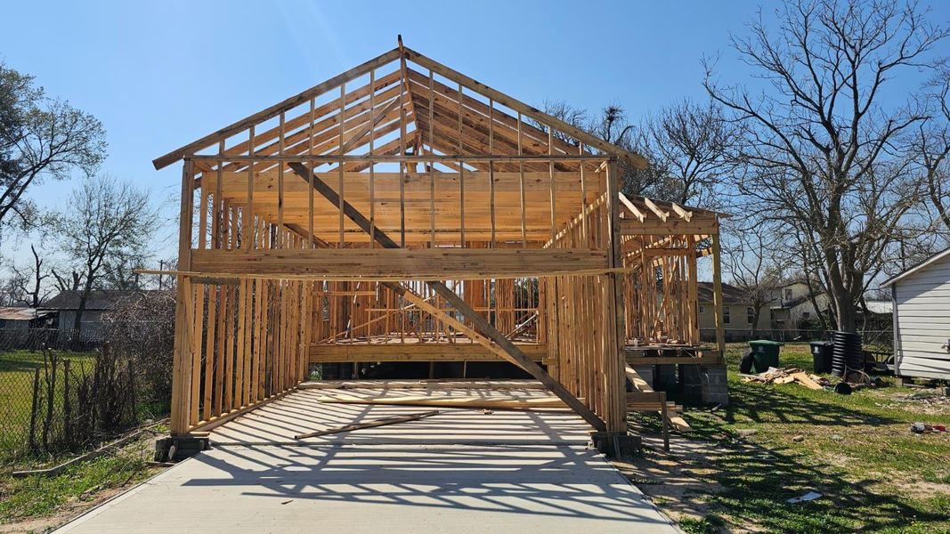 Under construction – images show the actual home in progress. Under construction – images show the actual home in progress.