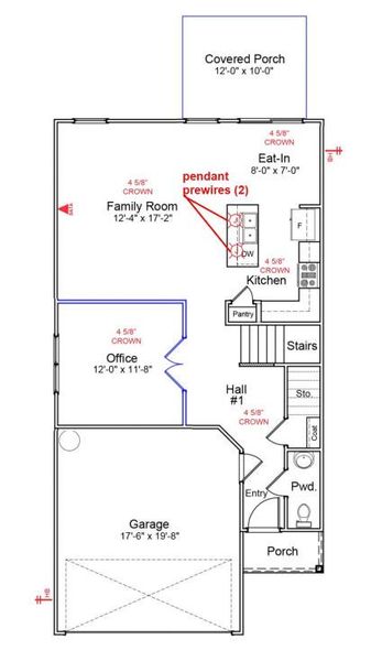 2D floor plan layout of this home in Central Creek, Goose Creek, SC (Image 2). 2D floor plan layout of this home in Central Creek, Goose Creek, SC (Image 2).