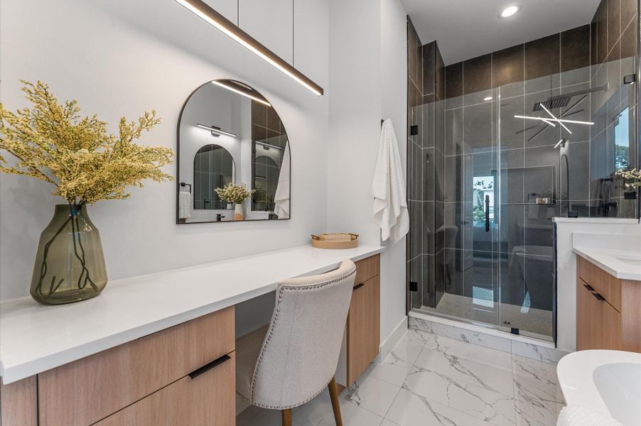 Furnished interior view inside a new home in , Houston (Image 18). Furnished interior view inside a new home in , Houston (Image 18).