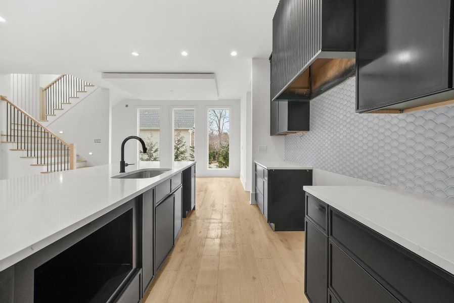 Furnished interior view inside a new home in , Atlanta (Image 9).