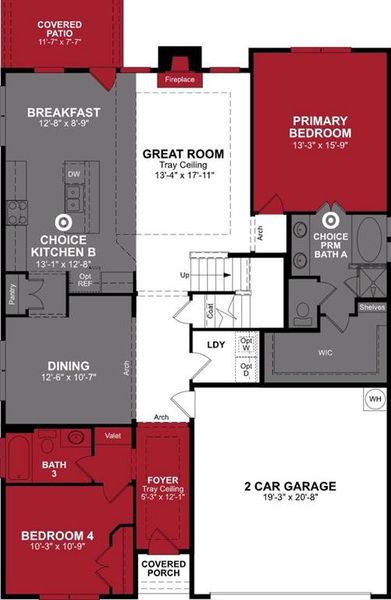 Beazer Homes Valencia Avalon plan