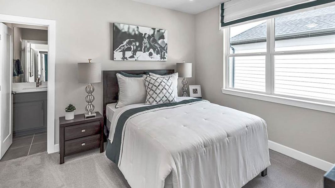 Representative furnished interior of a home built from the Regatta by Taylor Morrison in Avalon at Cypress 60s, Cypress (Image 27). Representative furnished interior of a home built from the Regatta by Taylor Morrison in Avalon at Cypress 60s, Cypress (Image 27).