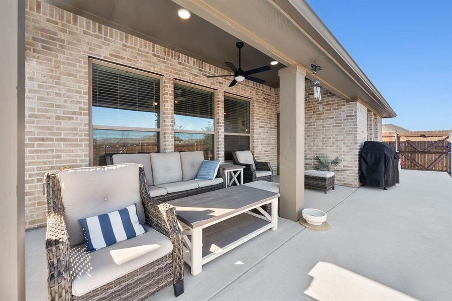 Exterior details and patio area of a home in , Nevada (Image 4). Exterior details and patio area of a home in , Nevada (Image 4).