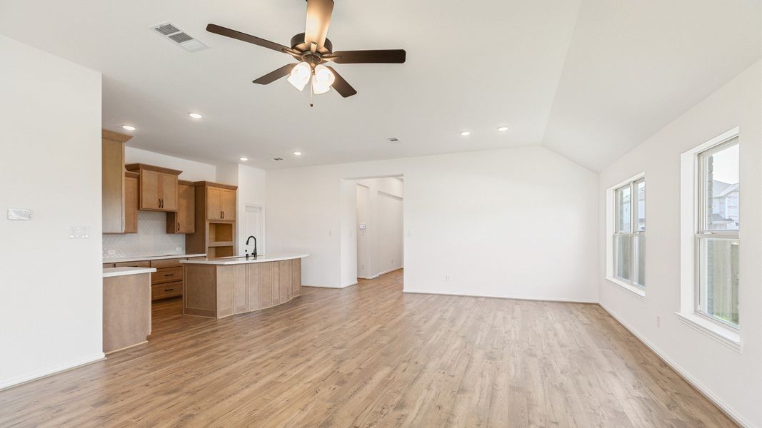 Furnished interior view inside a new home in Sunterra, Katy (Image 16).