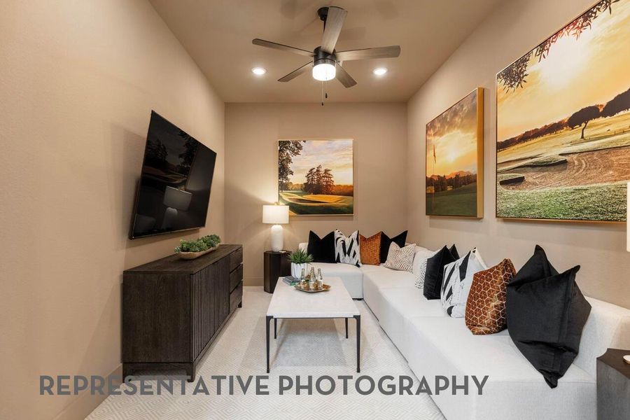 Furnished interior view inside a new home in The George, Richmond (Image 11).