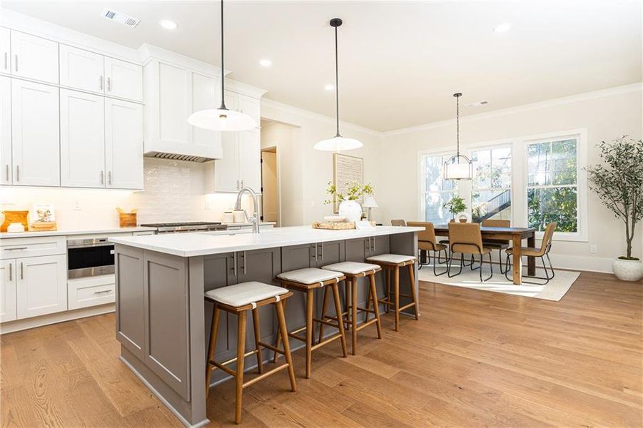 Furnished interior view inside a new home in , Atlanta (Image 6).
