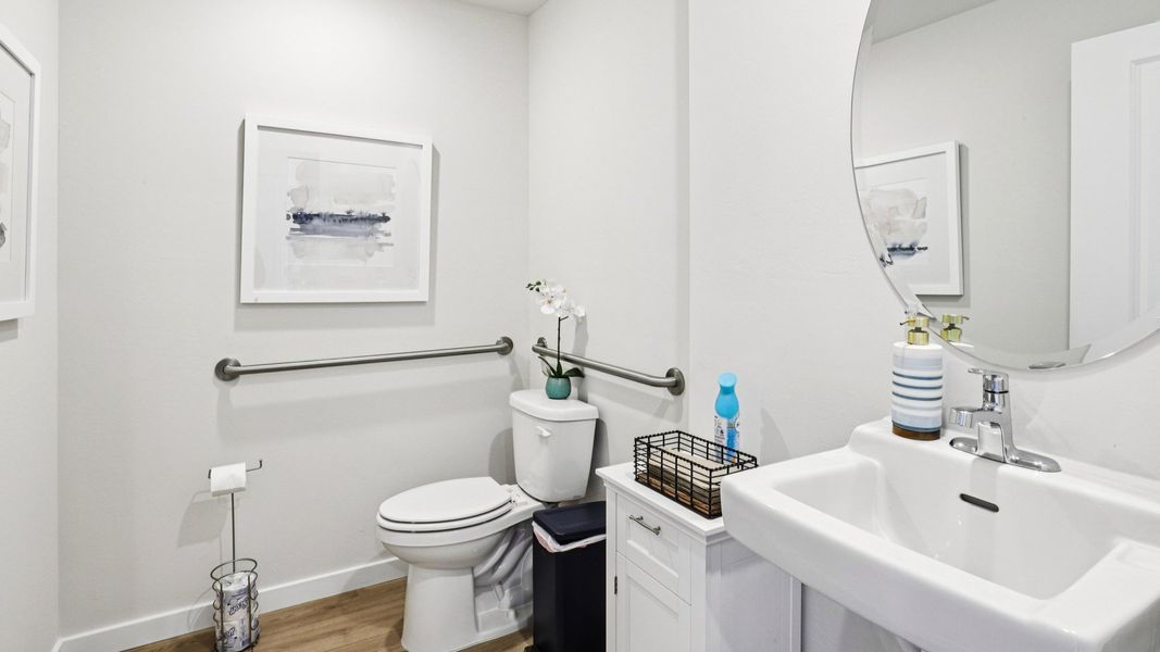 Representative furnished interior of a home built from the Cameron by D.R. Horton in Asher Park, Lehigh Acres (Image 24).