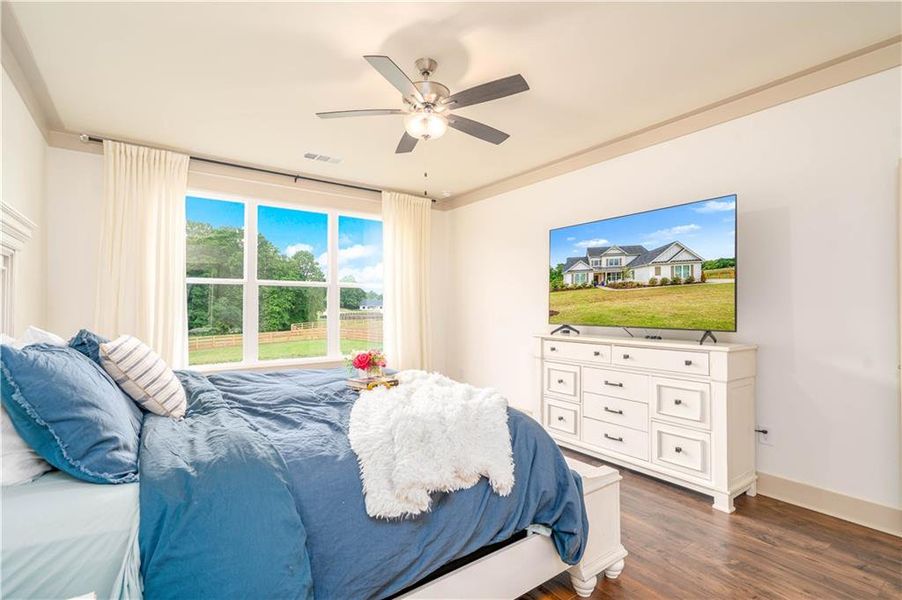 Furnished interior view inside a new home in , Cumming (Image 29).