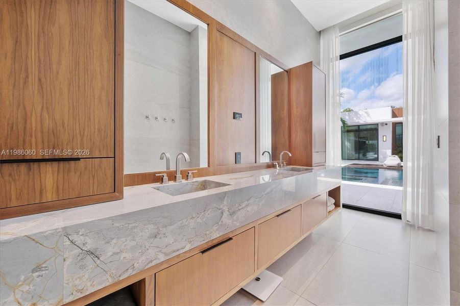 Furnished interior view inside a new home in , Miami Shores (Image 31). Furnished interior view inside a new home in , Miami Shores (Image 31).