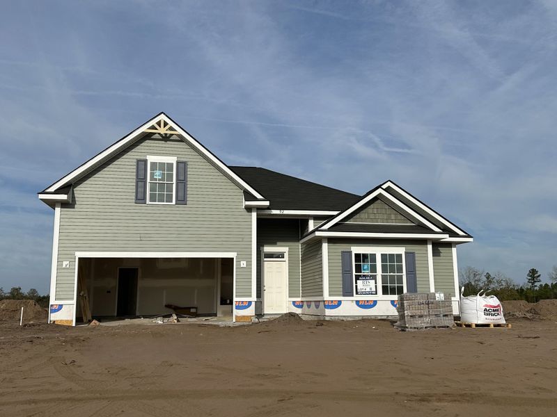 In-progress construction of a new home in The Village at Sassafras, Allenhurst, GA (Image 5). In-progress construction of a new home in The Village at Sassafras, Allenhurst, GA (Image 5).