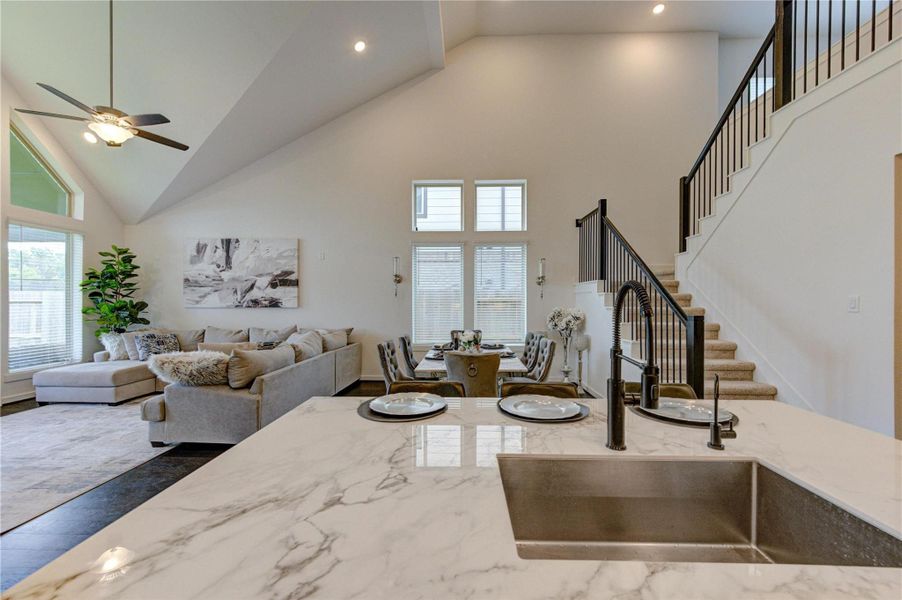 Furnished interior view inside a new home in Sienna 45', 50', Missouri City (Image 29).