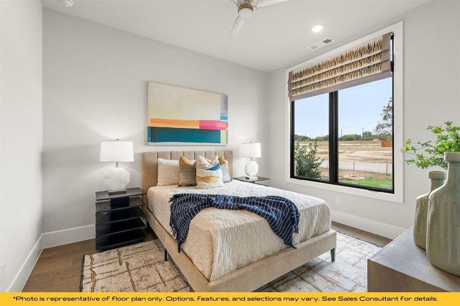 Furnished interior view inside a new home in Rio Vista at Kelly Ranch, Aledo (Image 17).