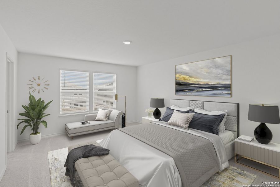 Furnished interior view inside a new home in Meadows at Clear Springs, New Braunfels (Image 8).