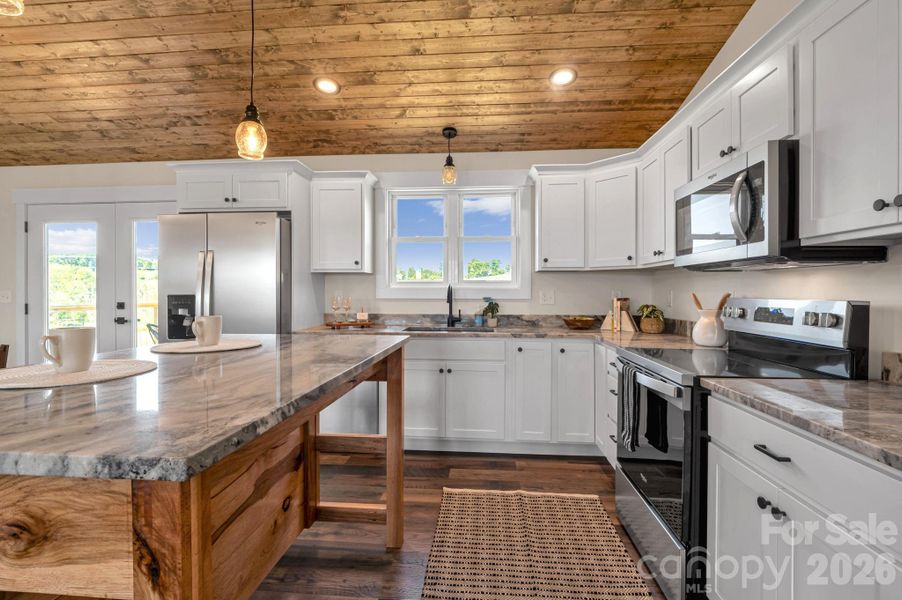 Kitchen and Island