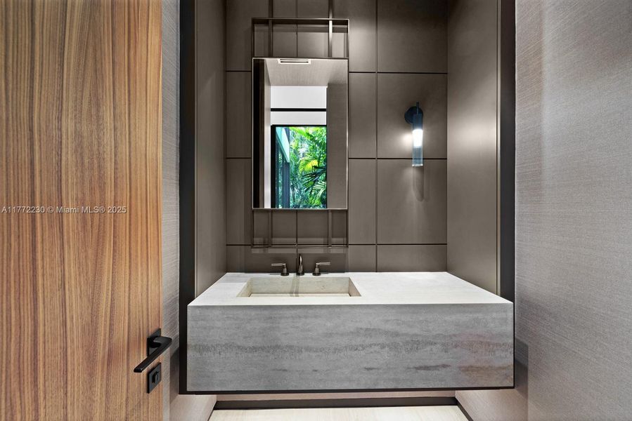 Furnished interior view inside a new home in , Miami Beach (Image 26). Furnished interior view inside a new home in , Miami Beach (Image 26).