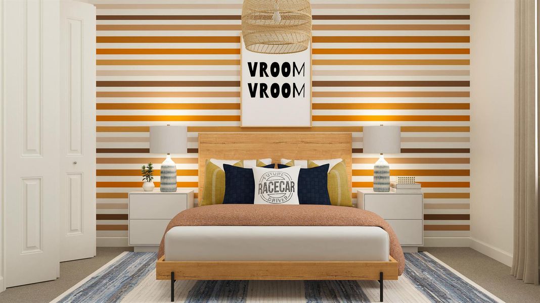 Furnished interior view inside a new home in , The Acreage (Image 11).