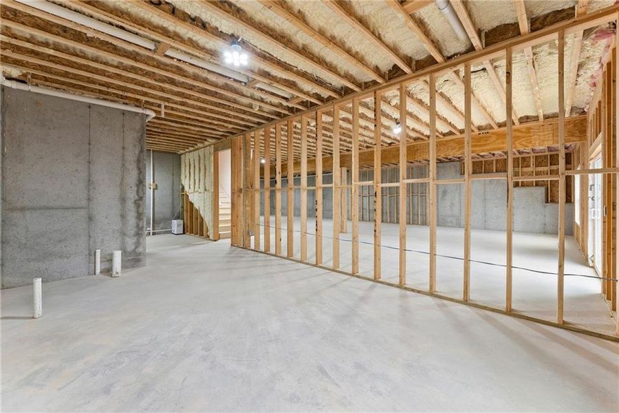 In-progress construction of a new home in , Baldwin, GA (Image 62).