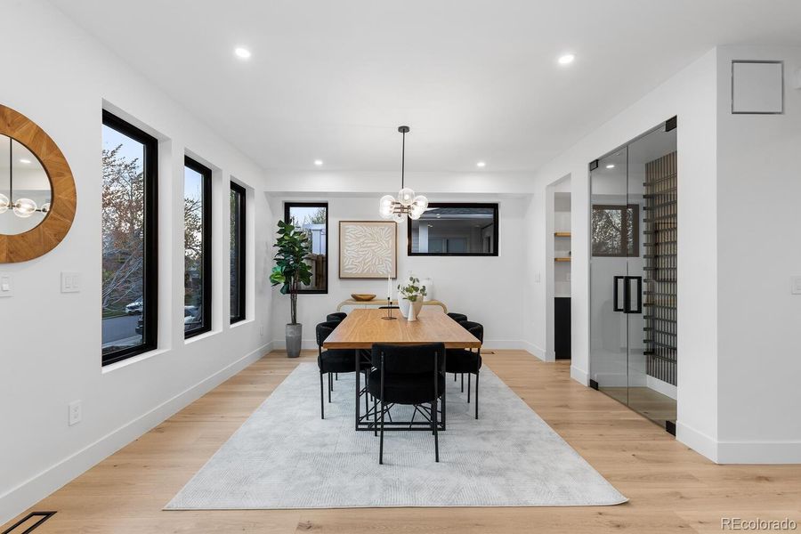 Furnished interior view inside a new home in , Denver (Image 11). Furnished interior view inside a new home in , Denver (Image 11).